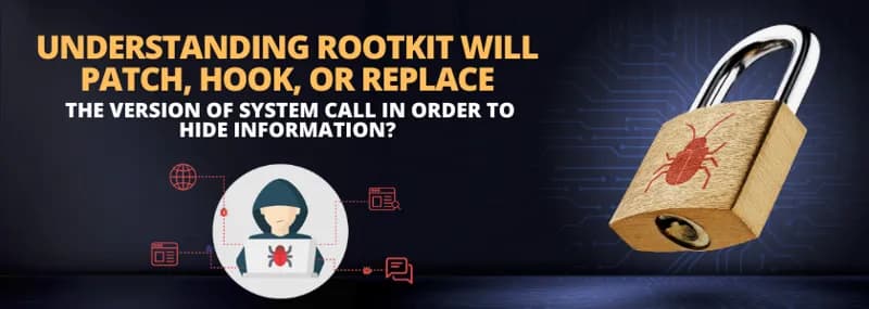 Understanding Rootkit will patch, hook, or replace the versi